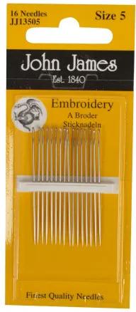 John James Broderinål Str. 5 - 16 stk