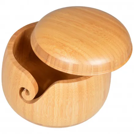 Infinity Hearts Garnbolle Bambus Natur 16x11cm