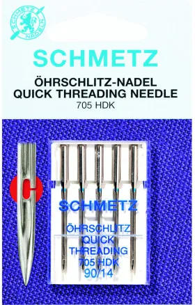 Schmetz Symaskinnåler Handicap / Enkel Trådning 705 HDK Str. 80 - 5 stk