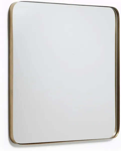 Marco, Veggspeil, gull, H60x60x3 cm